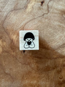 [Mushroom Cat] Everyday mini rubber stamps