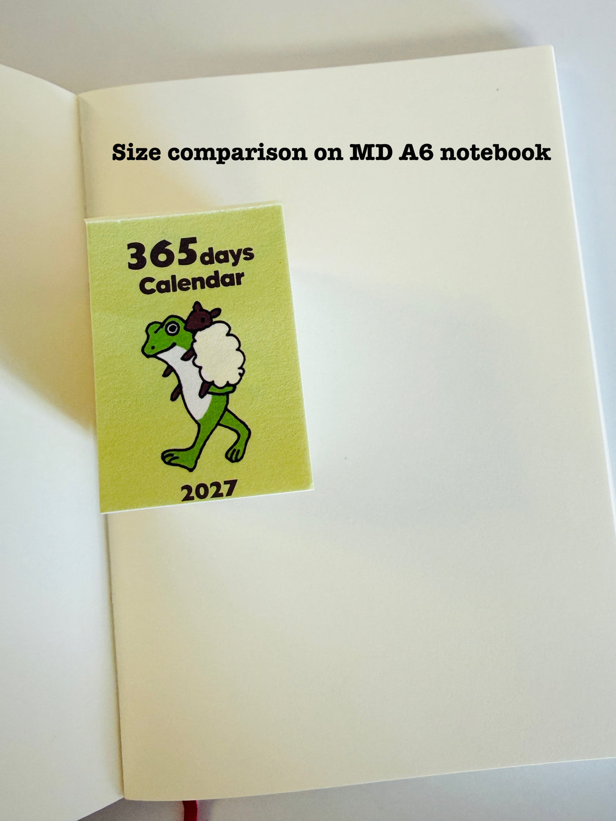 2027 Mini Daily Tear Away Calendar · Frog's Time
