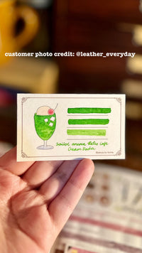 [forme] Cream Soda · Fountain Pen Ink Swatch Card set