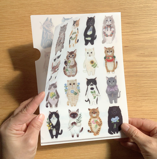 [4legs] Favorite Cats A5 File Folder