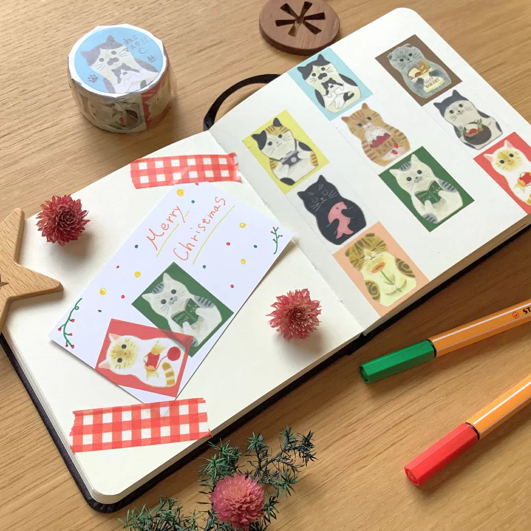 [4legs] Cats! Style C washi tape