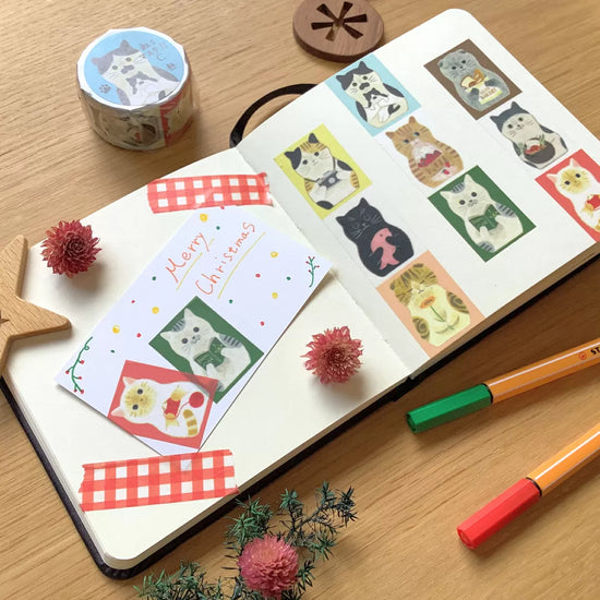 [4legs] Cats! Style C washi tape