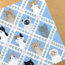 [4legs] Cat Faces postcard