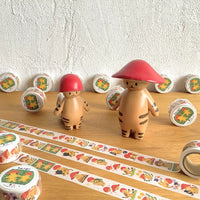 [Mushroom Cat] 4legs · Mushroom Cat - 2nd Edition washi tape