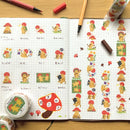 [Mushroom Cat] 4legs · Mushroom Cat - 2nd Edition washi tape