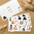 [4legs] We Love Cats postcard