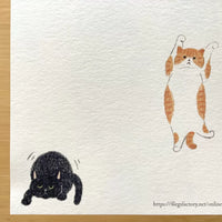 [4legs] We Love Cats postcard