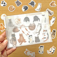 [4legs] We Love Cats flake stickers (restock early November)