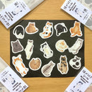 [4legs] We Love Cats flake stickers (restock early November)