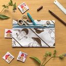 [Mushroom Cat] 4legs · Handmade Cloth Pen Pouch (no restock)