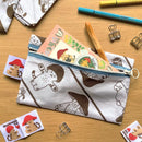 [Mushroom Cat] 4legs · Handmade Cloth Pen Pouch (no restock)