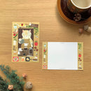 [4legs] Calico Barista ☕️ postcard