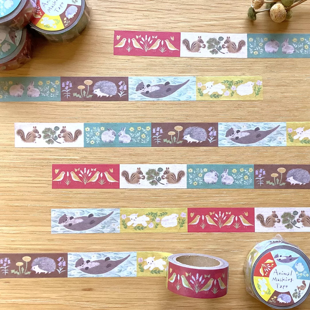 [4legs] Animal washi tape