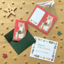 [4legs] Christmas mini message card
