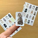 [4legs] 2026 Cats in Picture Book v. 1 sticker sheet