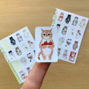 [4legs] 2026 Cats in Picture Book v. 2 sticker sheet