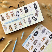 [4legs] 2026 Cats in Picture Book v. 1 sticker sheet