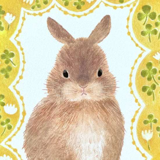 COMING SOON: [4legs] Spring Rabbit postcard