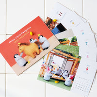 [trois M] 🐧 2026 Penguin Family Desk Calendar