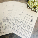 [RiraRira Hanko] Uncle Iwai Savings Bag Envelope (set of 10)