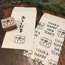 [RiraRira Hanko] Bulldog rubber stamp