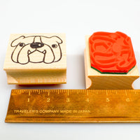 [RiraRira Hanko] Bulldog rubber stamp