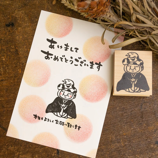 [RiraRira Hanko] Uncle Iwai Snake Zodiac Year 🐍 rubber stamp (limited release • no restock)