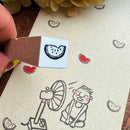 [RiraRira Hanko] Watermelon mini rubber stamp