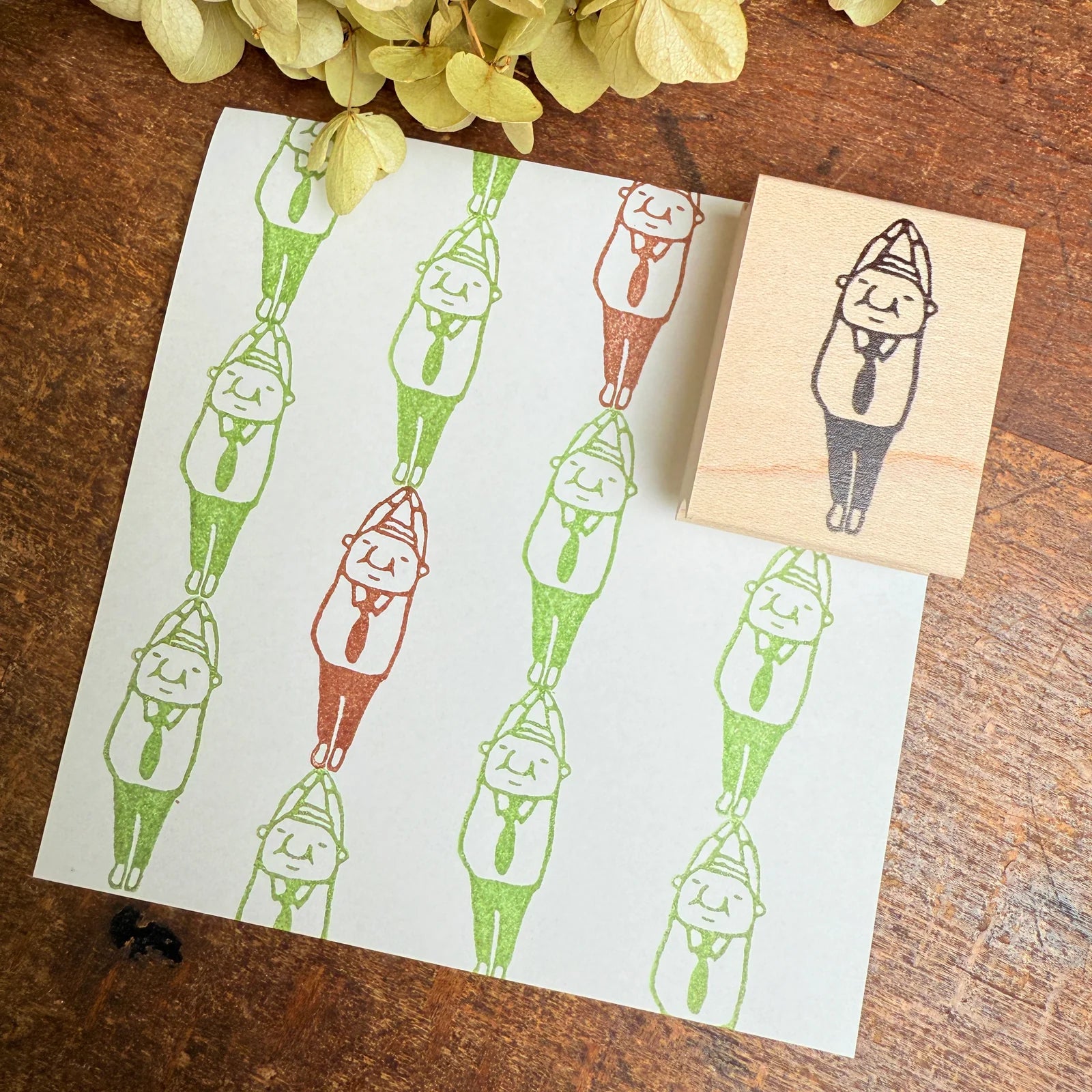 [RiraRira Hanko] Uncle Iwai Stretch rubber stamp