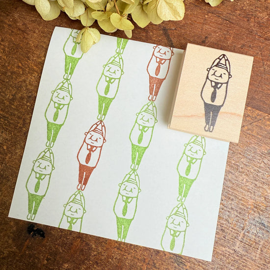 [RiraRira Hanko] Uncle Iwai Stretch rubber stamp