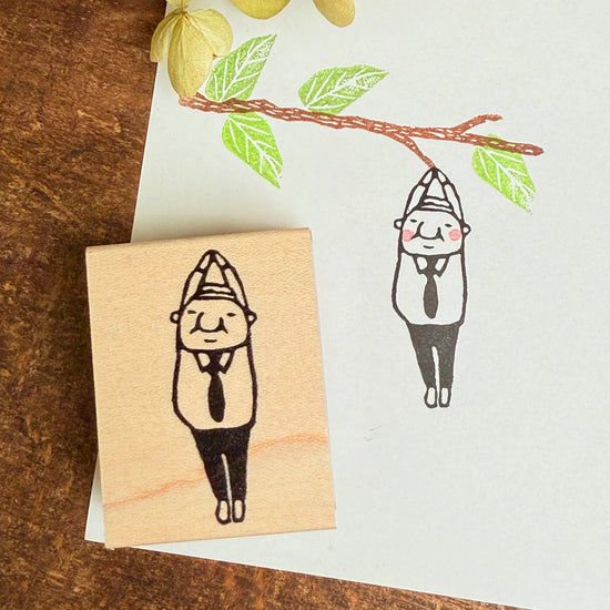 [RiraRira Hanko] Uncle Iwai Stretch rubber stamp