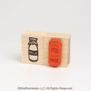 [RiraRira Hanko] Milk rubber stamp