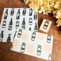 [RiraRira Hanko] Milk rubber stamp