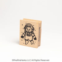 [RiraRira Hanko] Uncle Iwai Astronaut rubber stamp