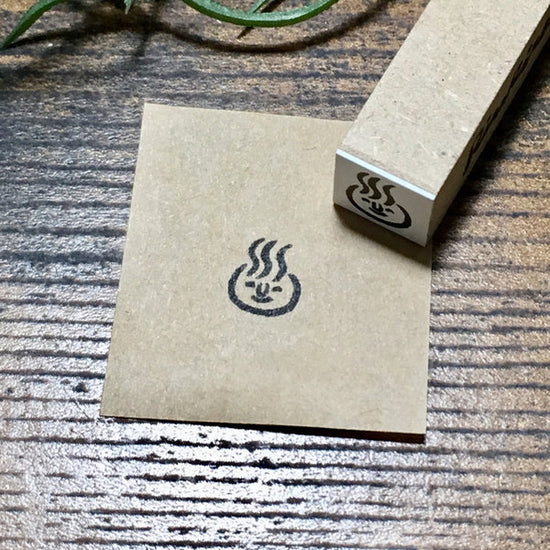 [RiraRira Hanko] Hot Spring Onsen mini rubber stamp