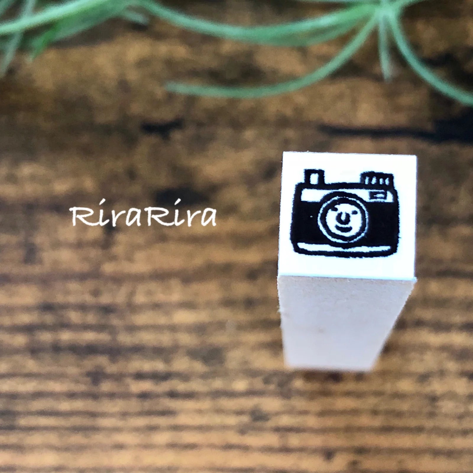 [RiraRira Hanko] Traditional Camera mini rubber stamp