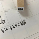 [RiraRira Hanko] Traditional Camera mini rubber stamp
