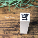 [RiraRira Hanko] Shopping Cart mini rubber stamp