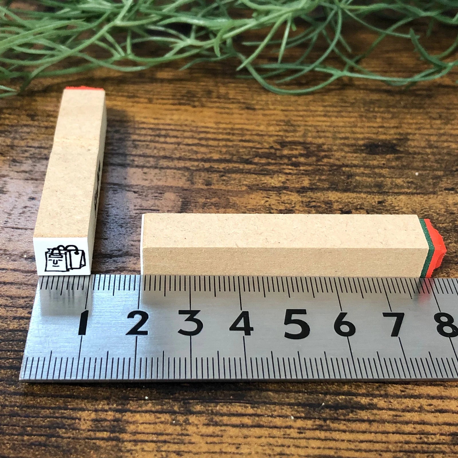 [RiraRira Hanko] Shopping mini rubber stamp