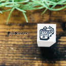 [RiraRira Hanko] Train mini rubber stamp
