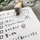 [RiraRira Hanko] Toilet mini rubber stamp (restock late Dec)