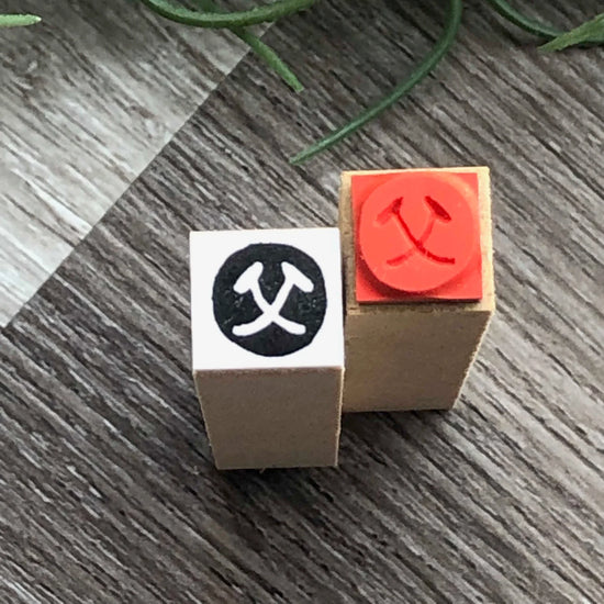 [RiraRira Hanko] Father (kanji) mini rubber stamp
