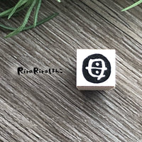 [RiraRira Hanko] Mother (kanji) mini rubber stamp