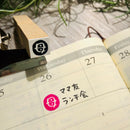 [RiraRira Hanko] Mother (kanji) mini rubber stamp