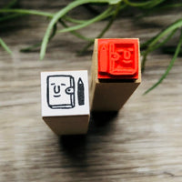 [RiraRira Hanko] Journal mini rubber stamp