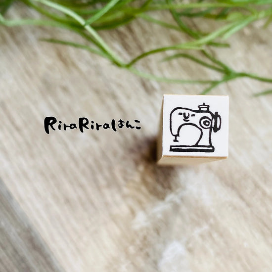 [RiraRira Hanko] Sewing Machine mini rubber stamp
