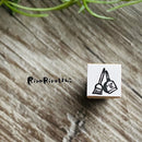 [RiraRira Hanko] Cleaning mini rubber stamp