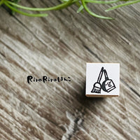 [RiraRira Hanko] Cleaning mini rubber stamp