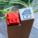 [RiraRira Hanko] House mini rubber stamp