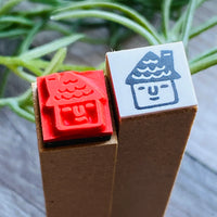 [RiraRira Hanko] House mini rubber stamp